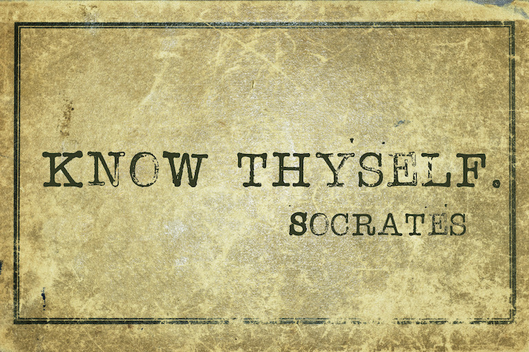 Know Thyself quote graphic