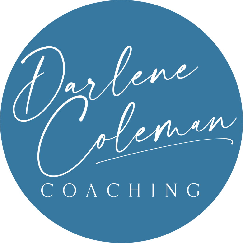 Darlene Coleman Coaching Blue Circle Logo