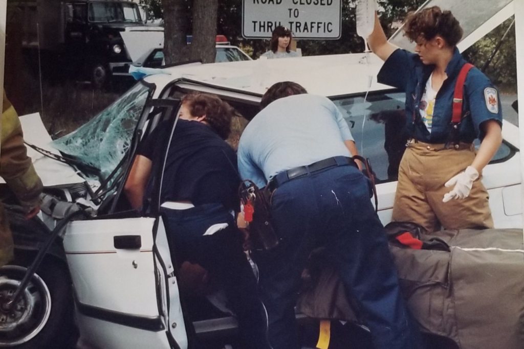 Photo of Darlene Coleman working as a First Responder